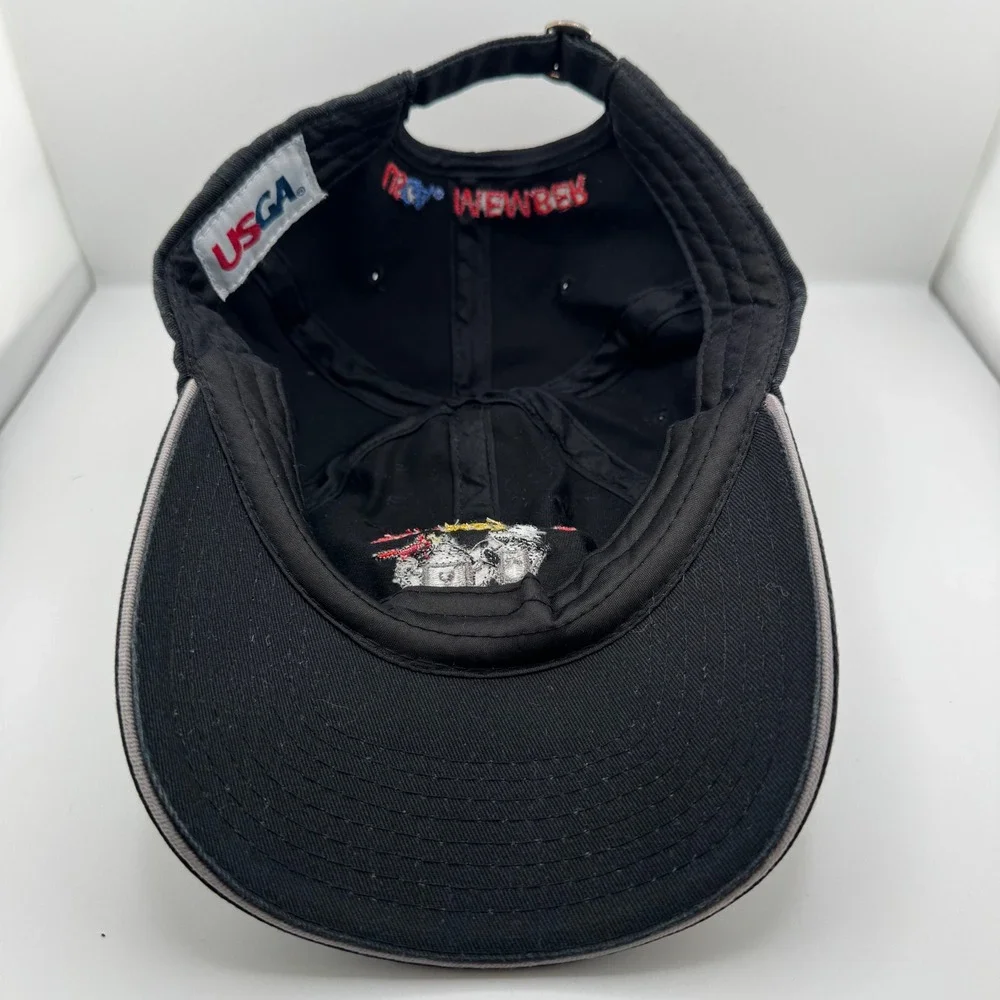 USGA Golf Hat Unisex OSFA Black Good 2014 US Open Pinehurst No 2 Member Cap
